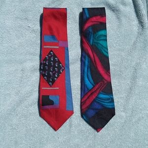 Bugatti Ties 100% Silk 2/$14